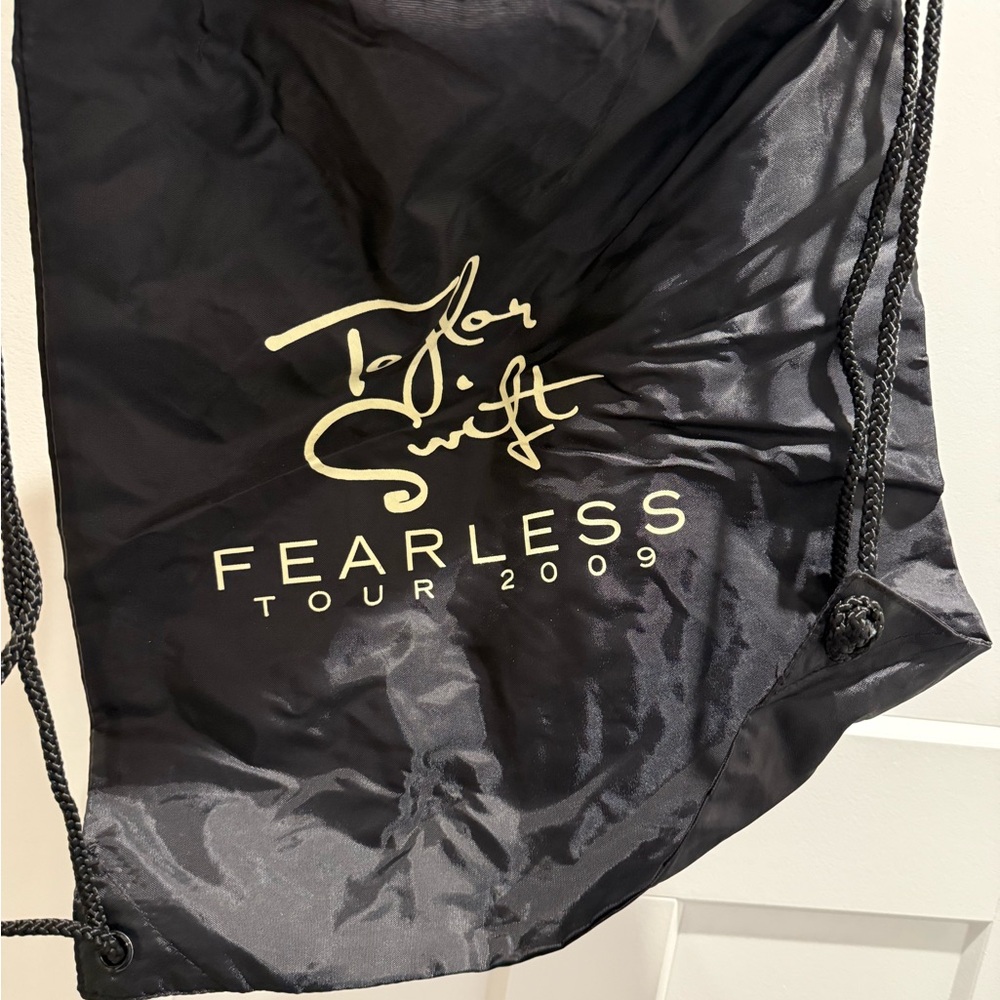 Taylor Swift Fearless Tour 2009 Drawstring Bag